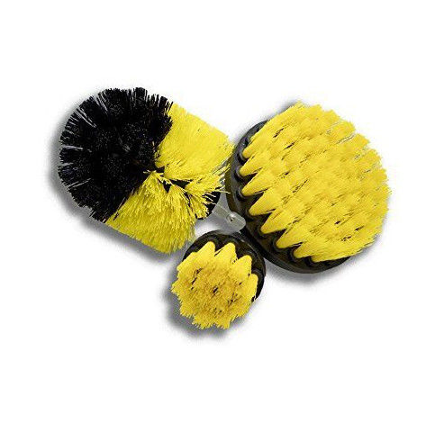buy Polypropylene Power Scrubber Drill Brush Kit 230g Attachments For Cleaning 3 Pack Set online manufacturer