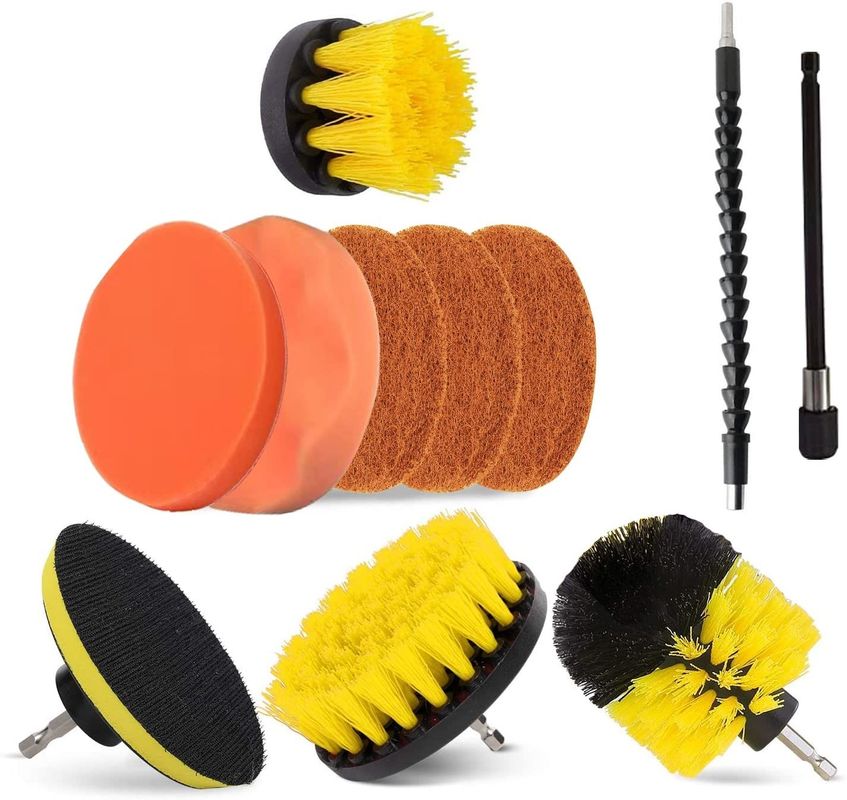 buy 11 Pieces Drill Brush Attachment Set For Cleaning Sponge online manufacturer