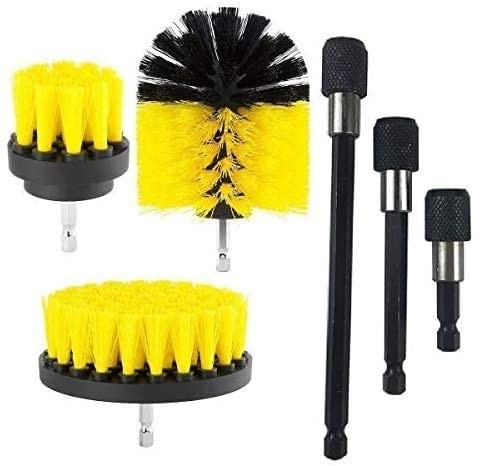 buy 3 Pieces Power Drill Cleaning Brush 6 Inch Extend For Wooden Floors Corners online manufacturer