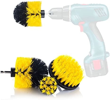 buy 3 Piece Drill Attachment Scrubbing Brushes For Household Cleaning online manufacturer