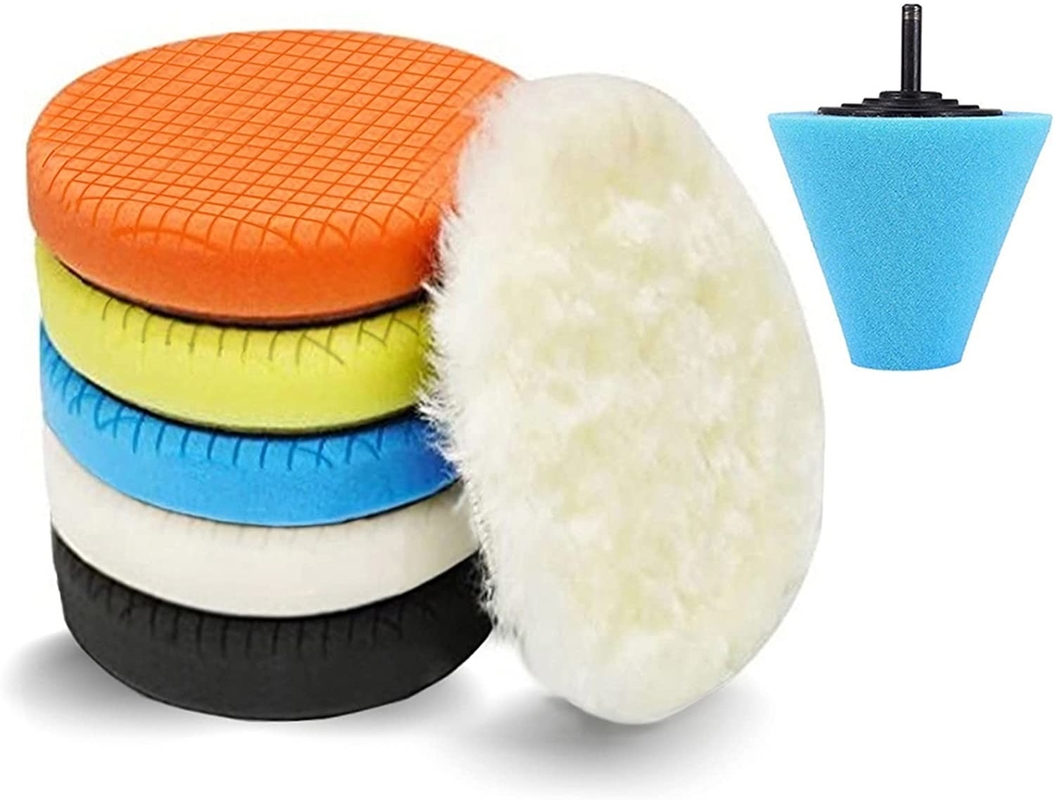 buy Polishing 5pcs 6 Inch 150mm Buffing Sponge Pads Cone Shaped online manufacturer