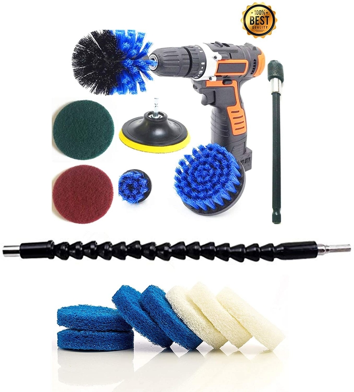 buy Customerized PP Drill Cleaning Brush Set 15 Piece For Home Kitchen online manufacturer