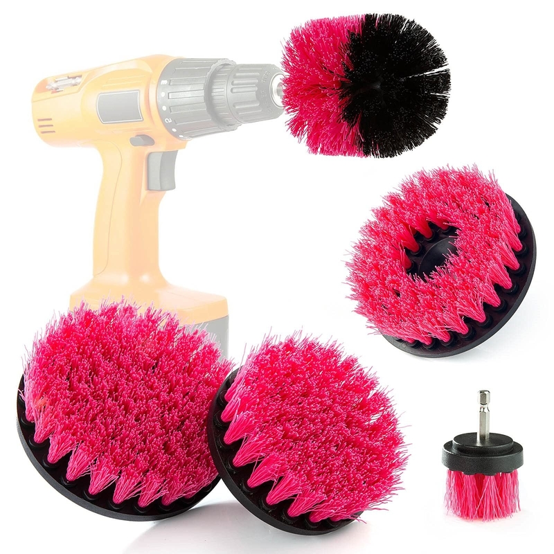 Pack Of 5 Power Scrubber Drill Brush Kit For Cleaning