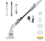 Cordless Electric Spin Scrubber For Cleaning Adjustable Extension Handle