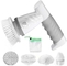 Bathroom Electric Spin Scrubber Cordless Motorized With 4 Replaceable