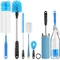 Long Handle Bottle Cleaner Brush Set 5 Pack PP Material