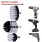5Pcs/Set Power Scrubber Drill Brush Car Cleaning Brush For Glass Tire Wheel Rim Cleaning Detailing Brushes