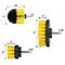 225g Yellow Colour Drill Scrubber Brush Attachment Scrubber Cleaning Kit 9cm