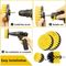 Plate Hole 7.5mm Power Drill Brush Kit Scrubber 0.25 Inch Bearing