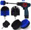 Black &amp; Blue Cleaning Drill brush for carpet tiles rims