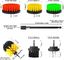 26 Pieces Drill Brush Attachment Set Power Drill Cleaning Brush Scrubber Pads