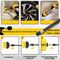 8pcs Power Drill Scrubber Brush Set Attachment 30x30 Extension Cloth Microfiber