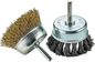 8.5cm Wire Wheel Brush Set 2pcs Knotting Crimping Stainless Steel Cup Brush