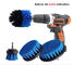 9cm ABS Auto Drill Cleaning Brush Kit 4PCS Scrub Stove Burners