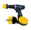 Polypropylene Power Scrubber Drill Brush Kit 230g Attachments For Cleaning 3 Pack Set
