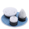 Rechargeable Cordless Electric Spin Scrubber With 4 Replaceable Brush Heads