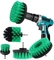 Nylon Drill Brush Attachment Kit 9 In 1 With 6&quot; Long Reach Extension