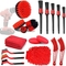 18 Pcs PP Car Cleaning Tools Kit With Car Detailing Brush