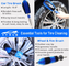 PP 19Pcs Car Detailing Brush Set With 17&quot; Rim Wheel Brush