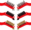 6 Pieces Mini Wire Cleaning Brush For Detailing Crimped Scratch