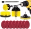 Cleaning 3PC Drill Brush Attachment Set With 150Mm Extension Rod