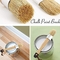 Round 5 Pieces Chalk Paint Brush Reusable Smooth With Flat Tip
