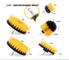 5 Pieces Power Scrubber Brush 0.35mm Filament For Drill Carpet