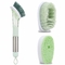 Stainless Steel Handle Scrubber Brush With 3 Replacement Head