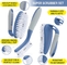 Cleaning Shower 3pcs Scrub Brush Set With Ergonomic Handle And Bristles